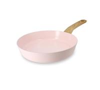 MENASTYL - Poêle 24cm avec revêtement antiadhésif céramique (Sans PFAS/Sans PTFE) tous feux dont induction - En Aluminium - Gamme Colorama - Rose - 6020921