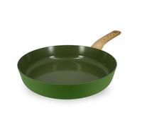 MENASTYL - Poêle 28cm Colorama olive - En Aluminium - Revêtement antiadhésif en céramique - Tous feux dont induction