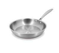 MENASTYL - Poêle Triply 24cm en inox - Fabriquée en France - Compatible tous feux dont induction - 6020486