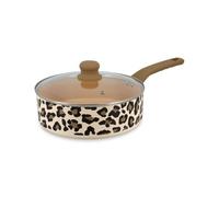 MENASTYL - Sauteuse léopard 24cm en aluminium recyclé marron - 6020955