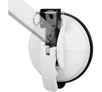 MENAYODA 2 pièces Support de store pour camping-car, support pour pied de store pour Thule Fiamma & DOMETIC, Compatible avec VW T6 T5 T4 T6.1 Ford Nugget Vans Camper Caravane Camping-car (Blanc)