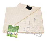MENAYODA Drap de mise à la terre pour un meilleur sommeil, confortable et respirant, matelas antistatique avec fonction de mise à la terre, 90 x 230 cm