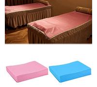 MENAYODA Lot de 100 draps-housses, jetables, pour tables de massage, 80 x 180 cm, imperméables, pour salon de massage, spa, tatouage, hôtels (rose)