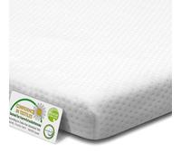 MENDALE Surmatelas 140 x 200 cm - Deux niveaux de dureté de 6 cm - En mousse gel confortable - Noyau en mousse gel confortable - Housse amovible - Certifié Öko-TEX®, Certipur-US