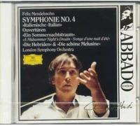 Mendelssohn:Abbado/London Symp - Symfoni 4 Italian/Midsummernig