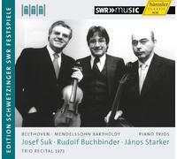 Suk / Buchbinder / Starker – Beethoven / Mendelssohn: Piano Trios – CD (1973)
