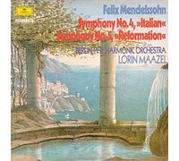 Mendelssohn Bartholdy - Berliner Philharmoniker - Lorin Maazel - Symphonie Nr. 4 "Italienische" / Symphonie Nr. 5 "Reformations-Symphonie" [Vinyl LP record] [Schallplatte]