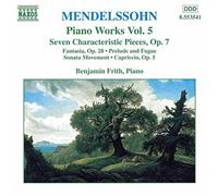 Mendelssohn-Bartholdy, F. – Œuvres pour piano Vol. 5 – CD – NAXOS