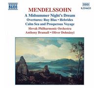 Philh. Slovaque – Ouvertures du Songe, Mer calme, de Ruy Blas, des Hébrides – NAXOS