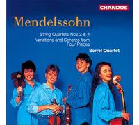Mendelssohn-Bartholdy, F. – Quatuors à cordes nos 2 & 4 – Quatuor Sorrel – Import – NAXOS