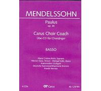 Mendelssohn-Bartholdy, Felix: Paulus - Chorstimme Bass 4 Playalong 's
