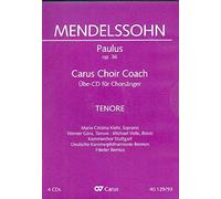 Mendelssohn-Bartholdy, Felix: Paulus - Chorstimme Tenor 4 Playalong-CD's