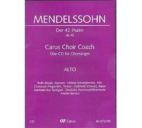 Mendelssohn-Bartholdy, Felix: Wie der Hirsch schreit - Chorstimme Alt Playalong-CD