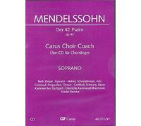 Mendelssohn-Bartholdy, Felix: Wie der Hirsch schreit - Chorstimme Sopran Playalong-CD