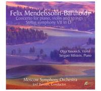 Mendelssohn: Concerto For Piano, Violin And Strings / String Symphony Vii In D