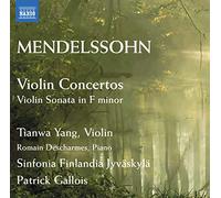 Mendelssohn – Concertos pour violon et Sonate pour violon – CD – NAXOS