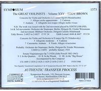 Mendelssohn - Eddy Brown