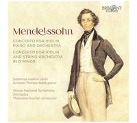 Mendelssohn String in d Minor, Concerto for Violin, Piano and Orchestra