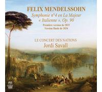 Mendelssohn - Les Concert Des Nations & Jordi Savall [Super-Audio Cd]