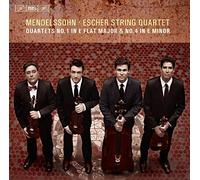 Mendelssohn:Quartet No. 1 & 4 [Escher String Quartet] [BIS: BIS1960] by Escher String Quartet (2015-12-01)