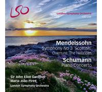 Mendelssohn / Schumann / Pires / Gardiner / London - Sym 3 Scottish / Hebrides Overture [Super-Audio Cd] With Blu-Ray Audio, Hybrid Sacd