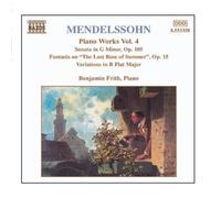 Mendelssohn: Sonata In G Minor / Fantasia, Op. 15 / Variations, Op. 83 by Benjamin Frith (2006-08-01)