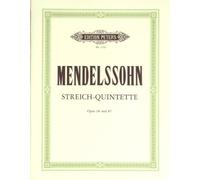 Mendelssohn: String Quintets Op.18 & Op.87 (set of parts) by Felix Mendelssohn (15-Apr-2015) Sheet music
