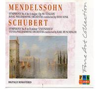 Mendelssohn: Symphony No.4 / Schubert : Symphony No.8
