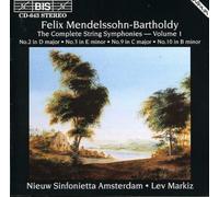 Mendelssohn : The complete String Symphonies, Vol.1
