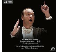 Mendelssohn / Vriend / Netherlands Sym Orch - Syms 1 & 3 [New SACD] Hybrid SACD