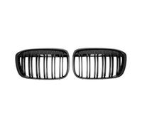 MEndip Calandre radiateur Avant Grilles De Avant Style Diamants Noirs Brillants pour X1 F48 F49 2016 2017 2018 2019 Gril Supérieur