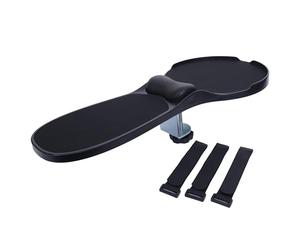 Mendler 2in1 Accoudoir avec Tapis de Souris HWC-N76, Tapis de Souris pour Table/accoudoir Support articulé Coussin Ergonomique pour Poignet réglable à 90