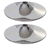 Mendler 2X Plateau de Sol pour Tabouret de Bar Chrome Ø 45cm