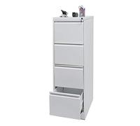 Mendler Armoire à dossiers Suspendus HWC-H16 134x46x62cm Blanc