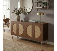 Mendler Buffet HWC-P49 80x160x40cm Marron