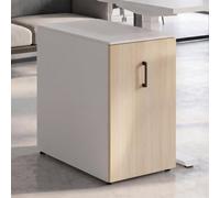 Mendler Caisson de Rangement HWC-Q27 74x43x80cm Blanc façade en Bois
