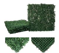 Carreau mural MENDLER HWC-L78 4x 50x50cm chacun = 1m² Buis vert Vert G