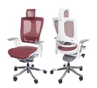 Mendler Chaise de Bureau MERRYFAIR Wau 2 Ergonomique Rouge