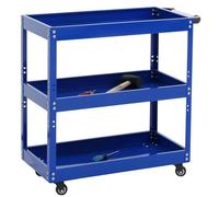 Mendler Chariot à Outils HWC-M25 Acier 73x73x36cm Bleu