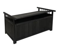 Mendler Coffre de rangement HWC-O13 anthracite