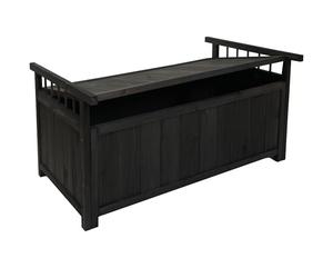 Mendler Coffre de rangement HWC-O13 anthracite