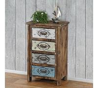 Mendler Commode Cadiz Armoire Table d'appoint, Vintage, Shabby Chic, 79x48x33cm