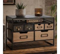 Mendler Commode HWC-Q80, Petite Commode Vintage 31x45x18cm