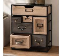 Mendler Commode HWC-Q80, Petite Commode Vintage 48x36x18cm