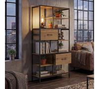 Mendler Étagère HWC-P11 150x81x33cm Marron