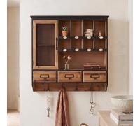 Mendler Étagère Murale HWC-Q26 70 x 72 x 17 cm
