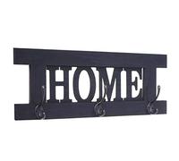 Mendler Garderobe murale HWC-C60 Home style shabby chic 55x21cm gris foncé