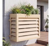 Mendler Habillage pour climatiseur Thermique HWC-O43 avec jardinière 80x97x38 cm Aspect chêne