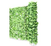 Mendler Haie Artificielle/Brise Vue pour Balcon - 300x100cm Feuilles Clair