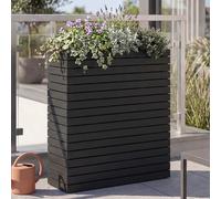 Mendler Jardinière HWC-L21 77 x 63 x 23 cm, Noire